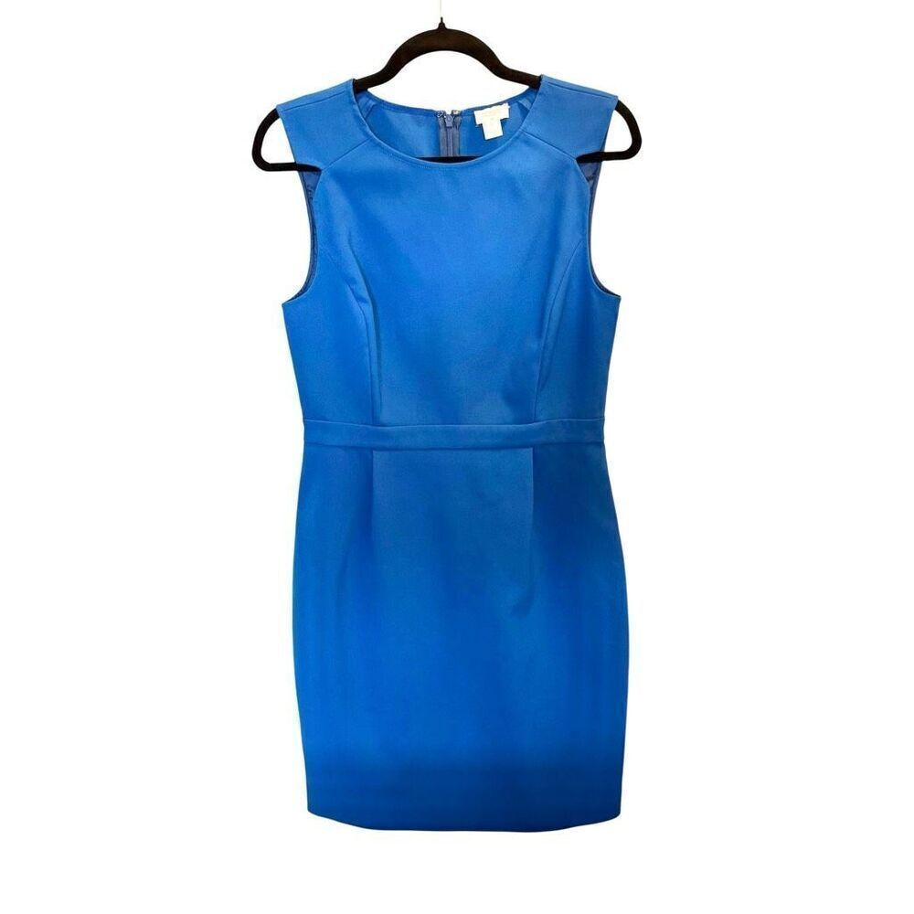JCrew blue shift sheath dress size 8
